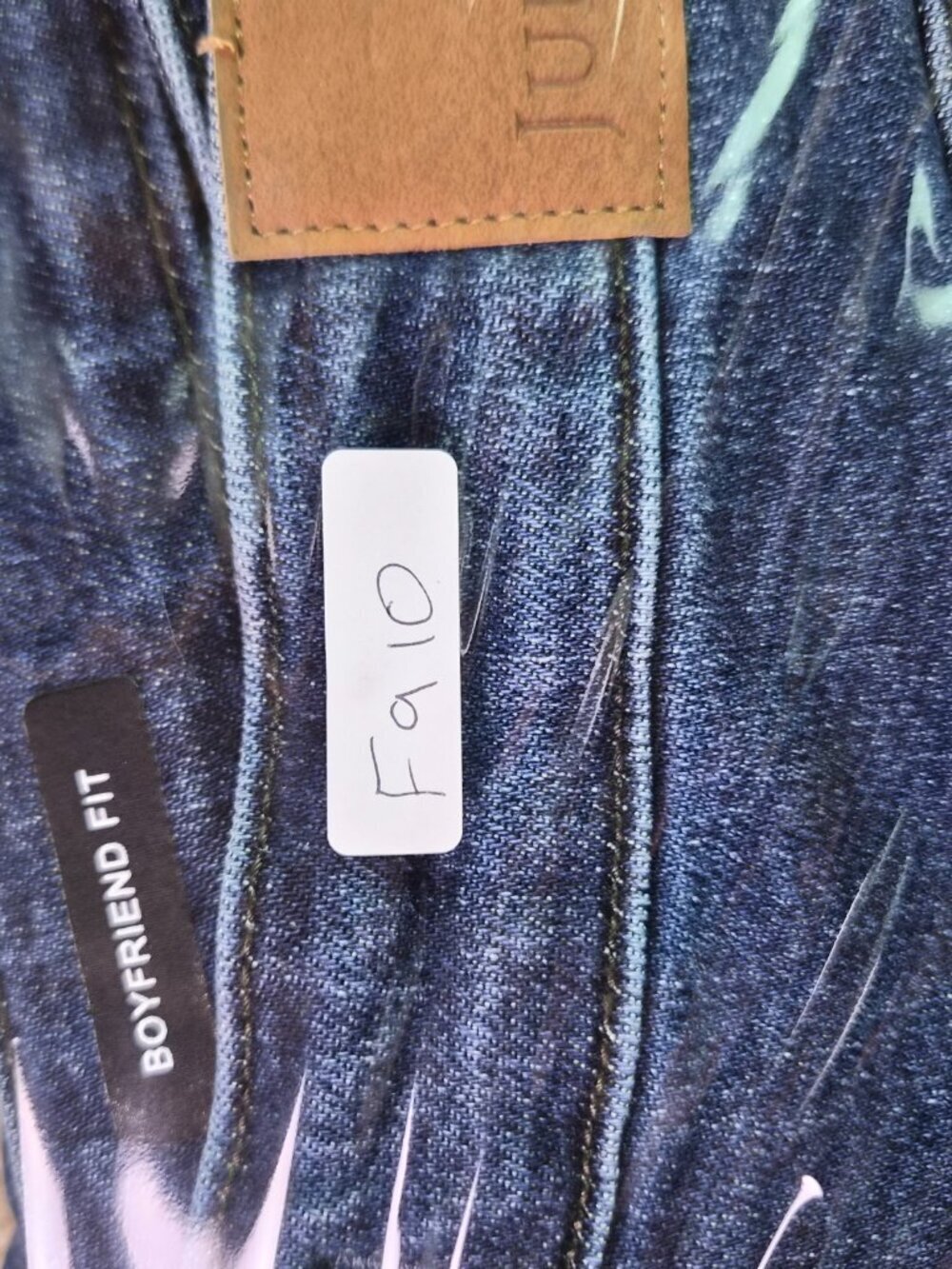 Judy Blue LA Jeans Womens Size 22W Blue Boyfriend Distressed Stretch Denim F910 - Picture 13 of 13